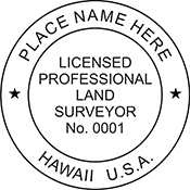 Land Surveyor - Hawaii - 1-1/2" Dia