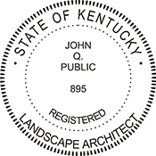 Landscape Architect - Kentucky - 1-9/16"" Dia