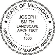 Landscape Architect - Michigan - 1-5/8" Dia