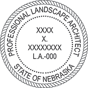 Landscape Architect - Nebraska1-3/4" Dia