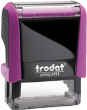 4911-PINK-2 - Trodat 4911 Pink Custom Self-Inking Stamp 9/16 in. x 1-1/2 in.<BR>Up to 3 Lines of Custom Text