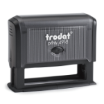 4918 - Trodat 4918 Custom Self-Inking Stamp 5/8 in. x 3 in.<BR>Up to 4 Lines of Custom Text. Uses: Wide Address Stamp or Signature Stamp