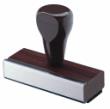 WH-103<br>Wood Handle Stamp<br>10 Lines x 3 in.  