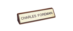K80 - K80
Plastic Name Plate on Wood
Up to 2 Lines
2 in. x 8 in.
